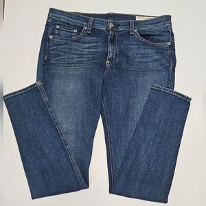 rag & bone Women's Skinny Jeans - Dark Blue